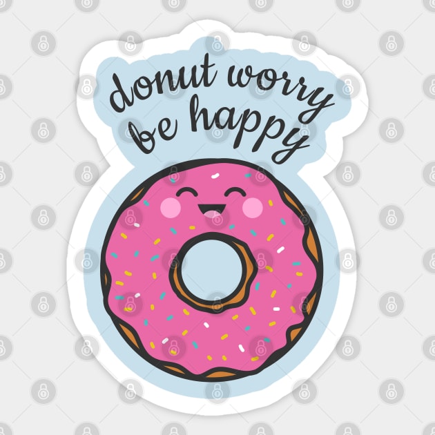 Cute donut Sticker by UniqueDesignsCo